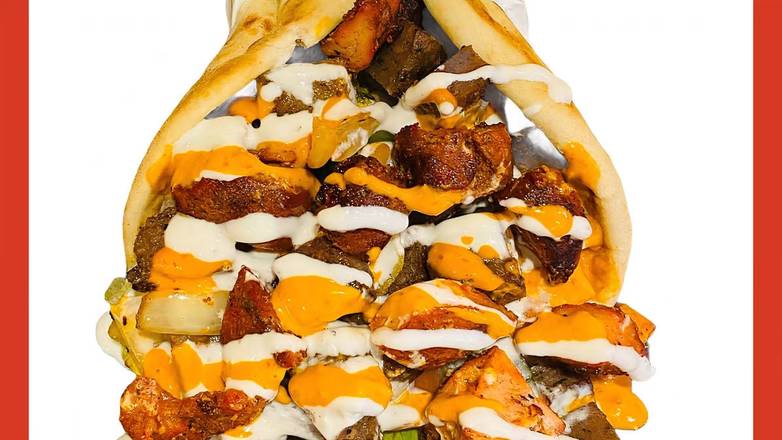 Order Combo Gyro food online from Salahs Halal Food store, Suffolk County on bringmethat.com