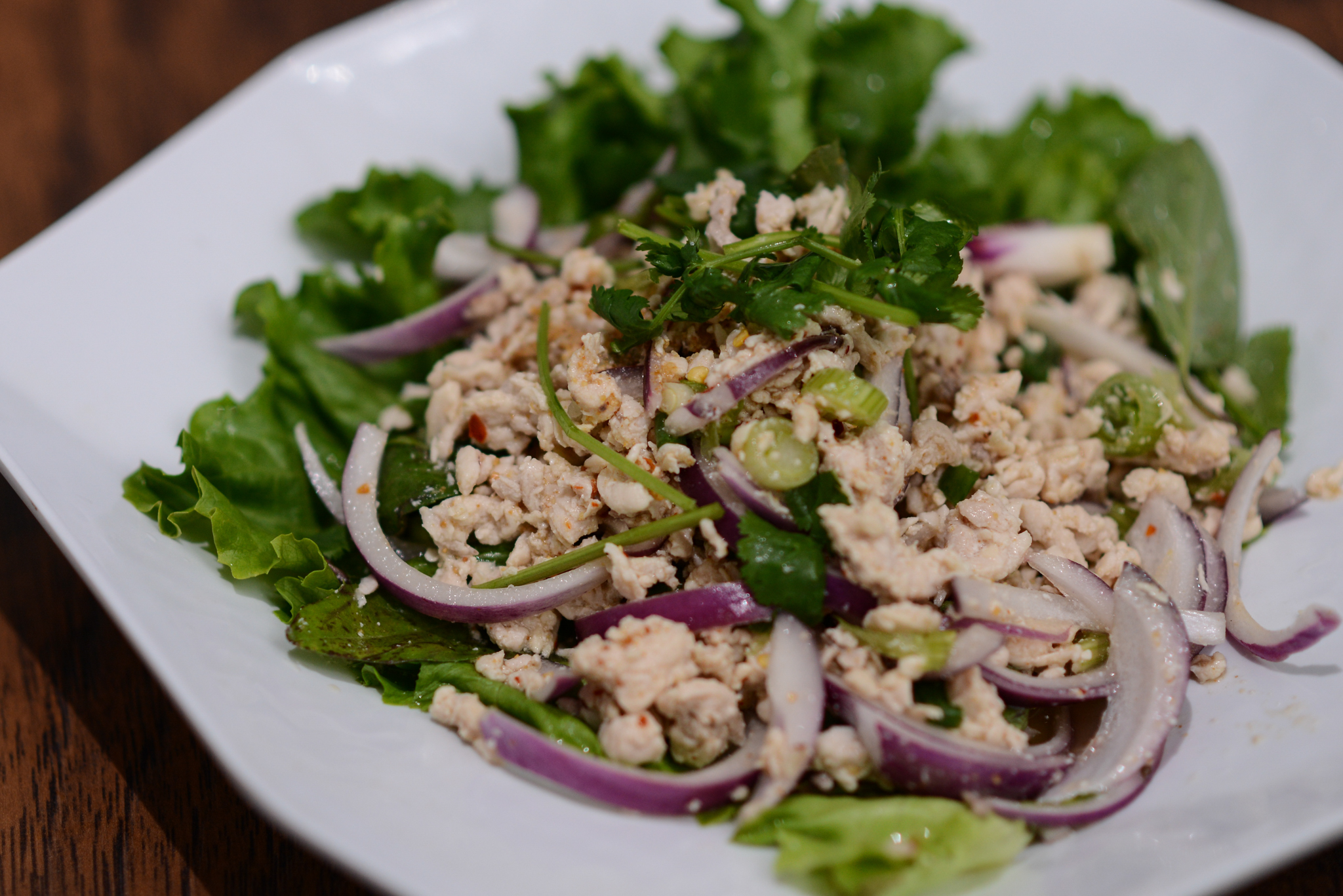 Order 15. Chicken Larb food online from Rincome store, Northridge on bringmethat.com