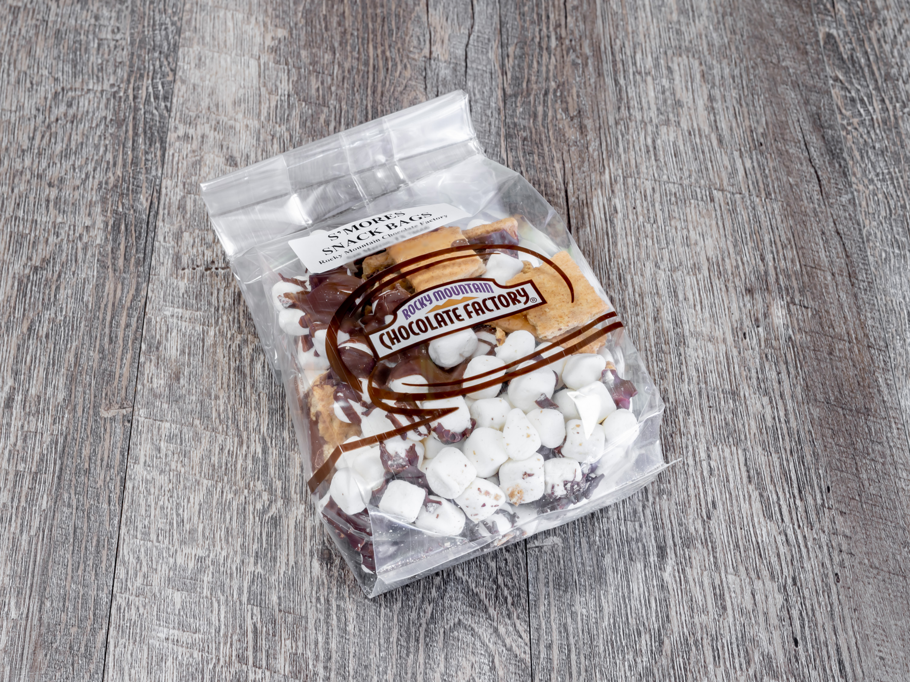 Order S'Mores Snack Bag food online from Rocky Mountain Chocolate Factory store, Houston on bringmethat.com