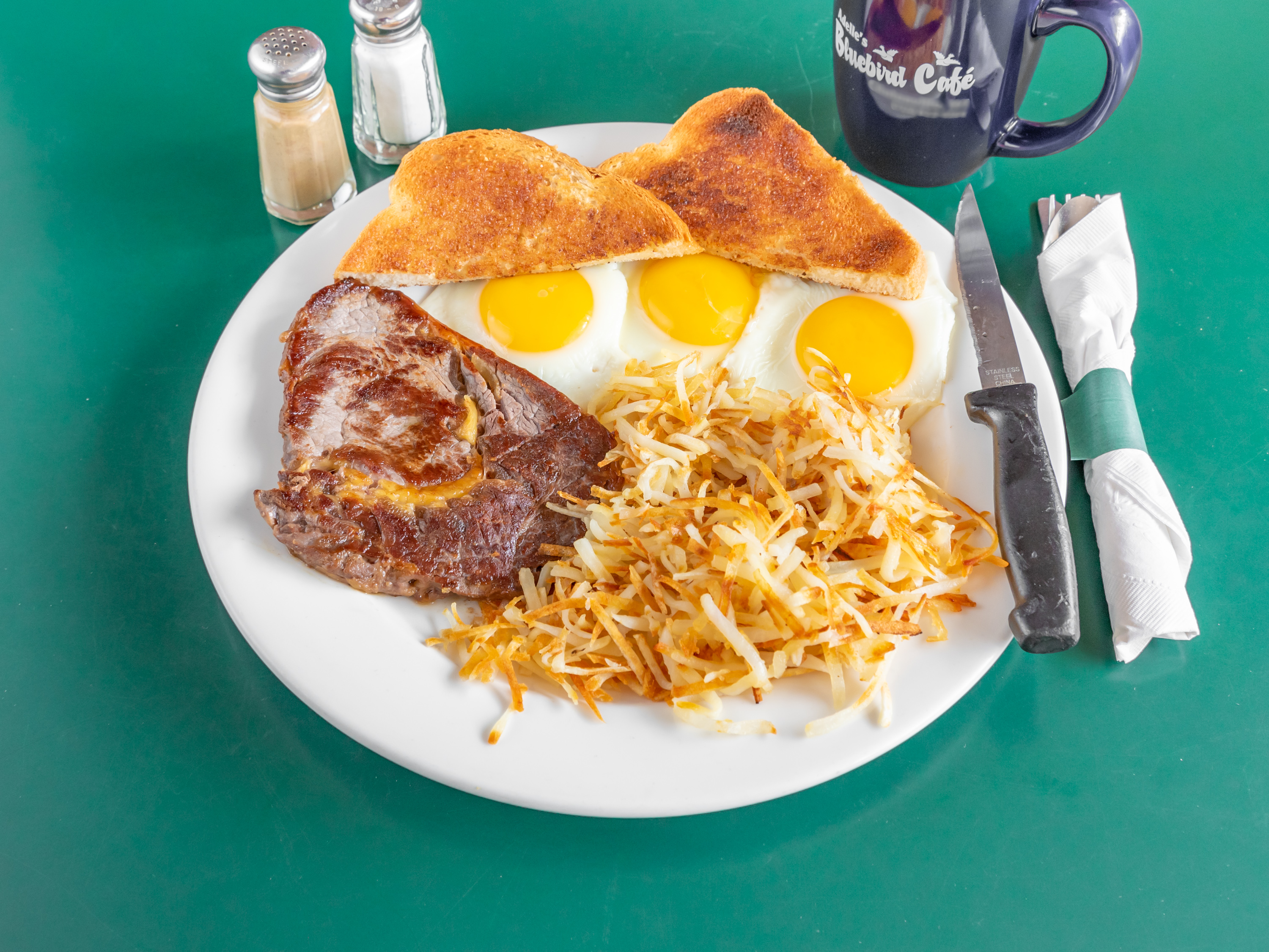 Order All American Breakfast food online from Adelle Bluebird Cafe store, Clintonville on bringmethat.com