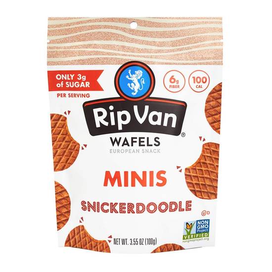 Order Rip Van Low Sugar Wafels Minis Snickerdoodle (3.55 oz) food online from Rite Aid store, Eugene on bringmethat.com