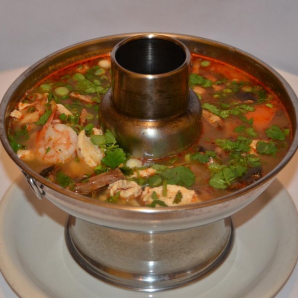 Order Spicy & Sour Shrimp Soup food online from Thai Dishes,El Segundo store, Inglewood on bringmethat.com