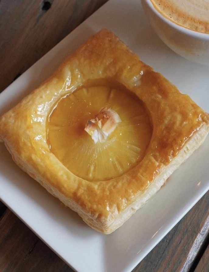 Order Pineapple & coconut tart  food online from Bequest Coffee Co store, Mill Creek on bringmethat.com