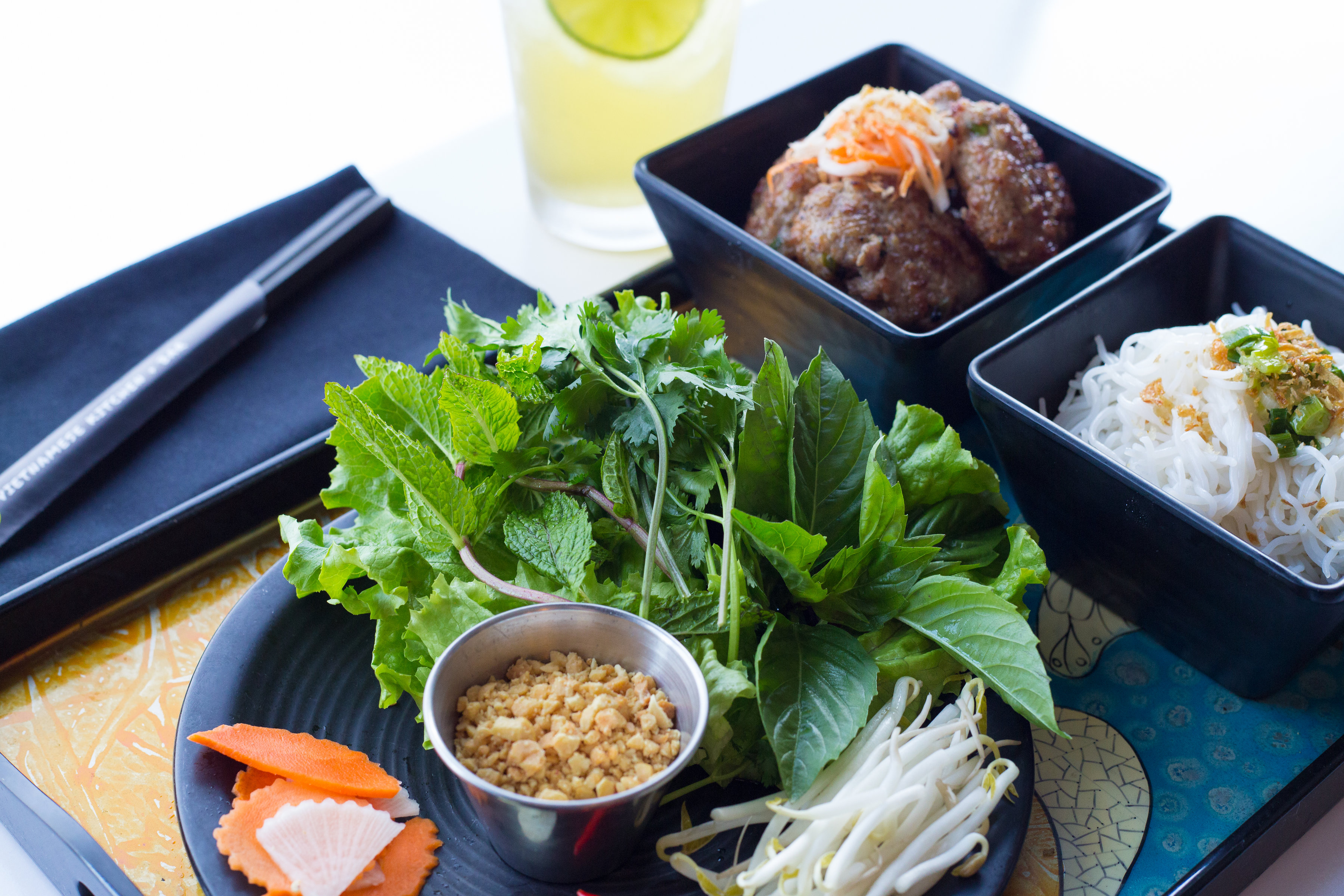 Order Bun Cha Hanoi food online from Kim Kitchen & Bar store, Fairfax on bringmethat.com