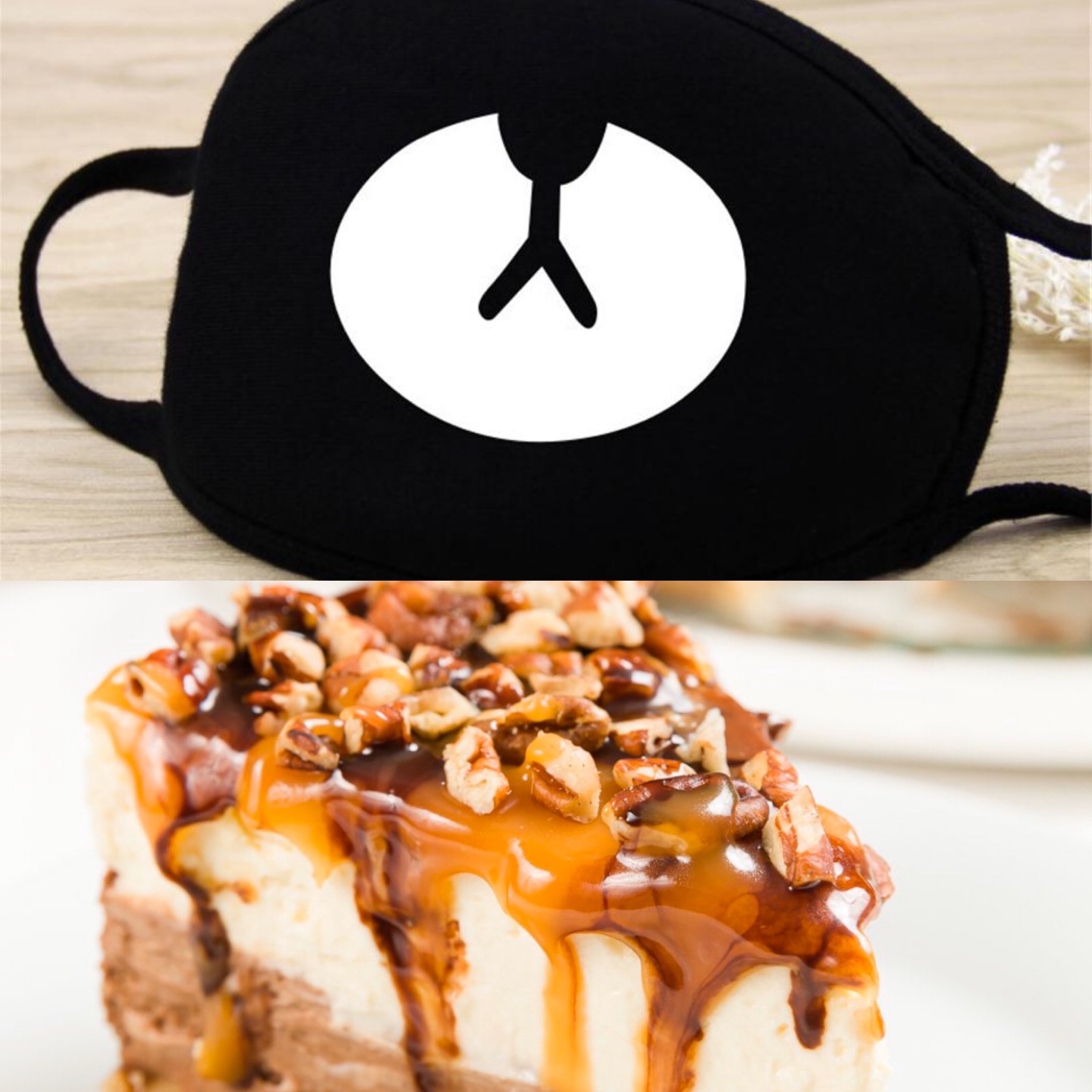 Order Bear Face Mask food online from Fire Pizza store, New York on bringmethat.com