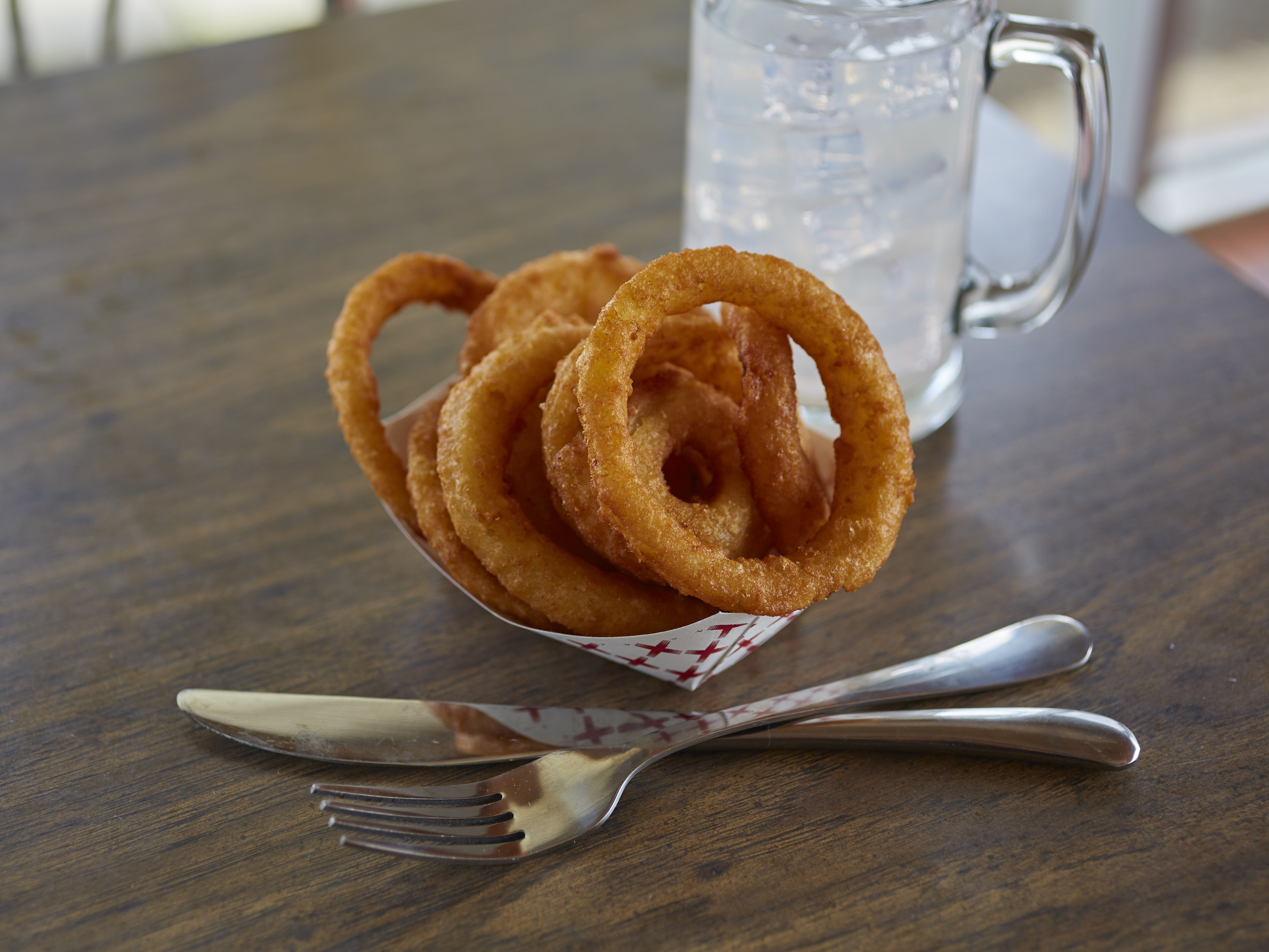 Order Onion Rings food online from A-Burger store, Oxnard on bringmethat.com