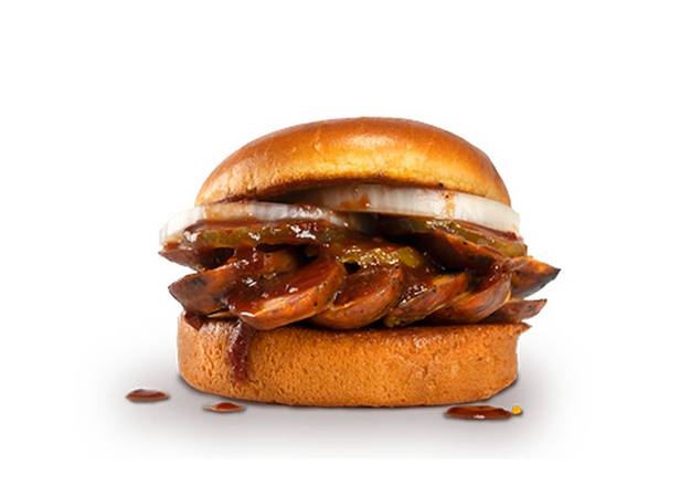 Order Spicy Cheddar Sausage food online from Big Deal Burger store, Destrehan on bringmethat.com