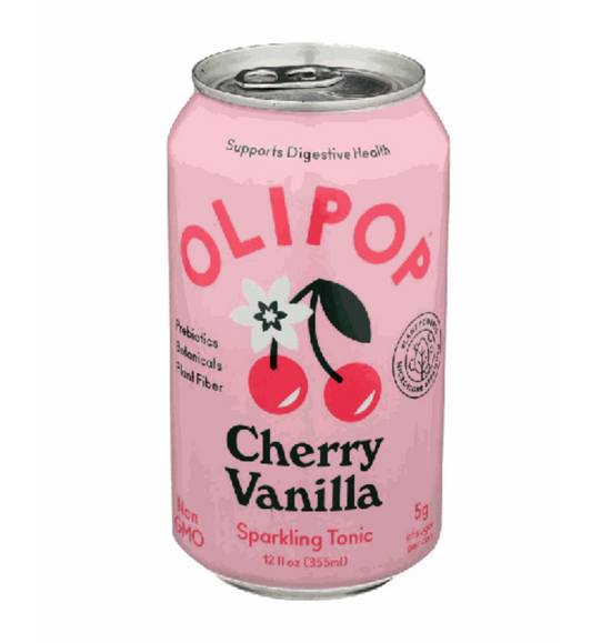 Order Oli Pop Sparkling Tonic - Cherry Vanilla food online from IV Deli Mart store, Goleta on bringmethat.com