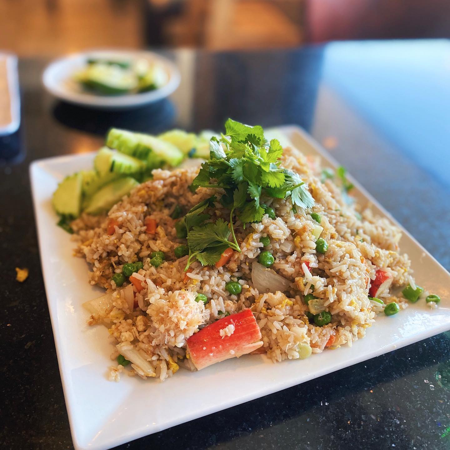 Order Crab Fried Rice food online from Wanya Thai Restaurant store, Canyon Country on bringmethat.com