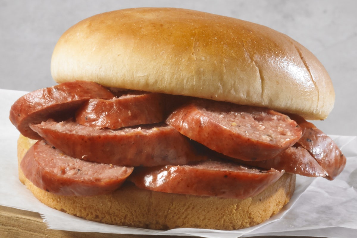 Order SMOKED SAUSAGE SANDWICH food online from Shane's rib shack (glendale) store, Glendale on bringmethat.com