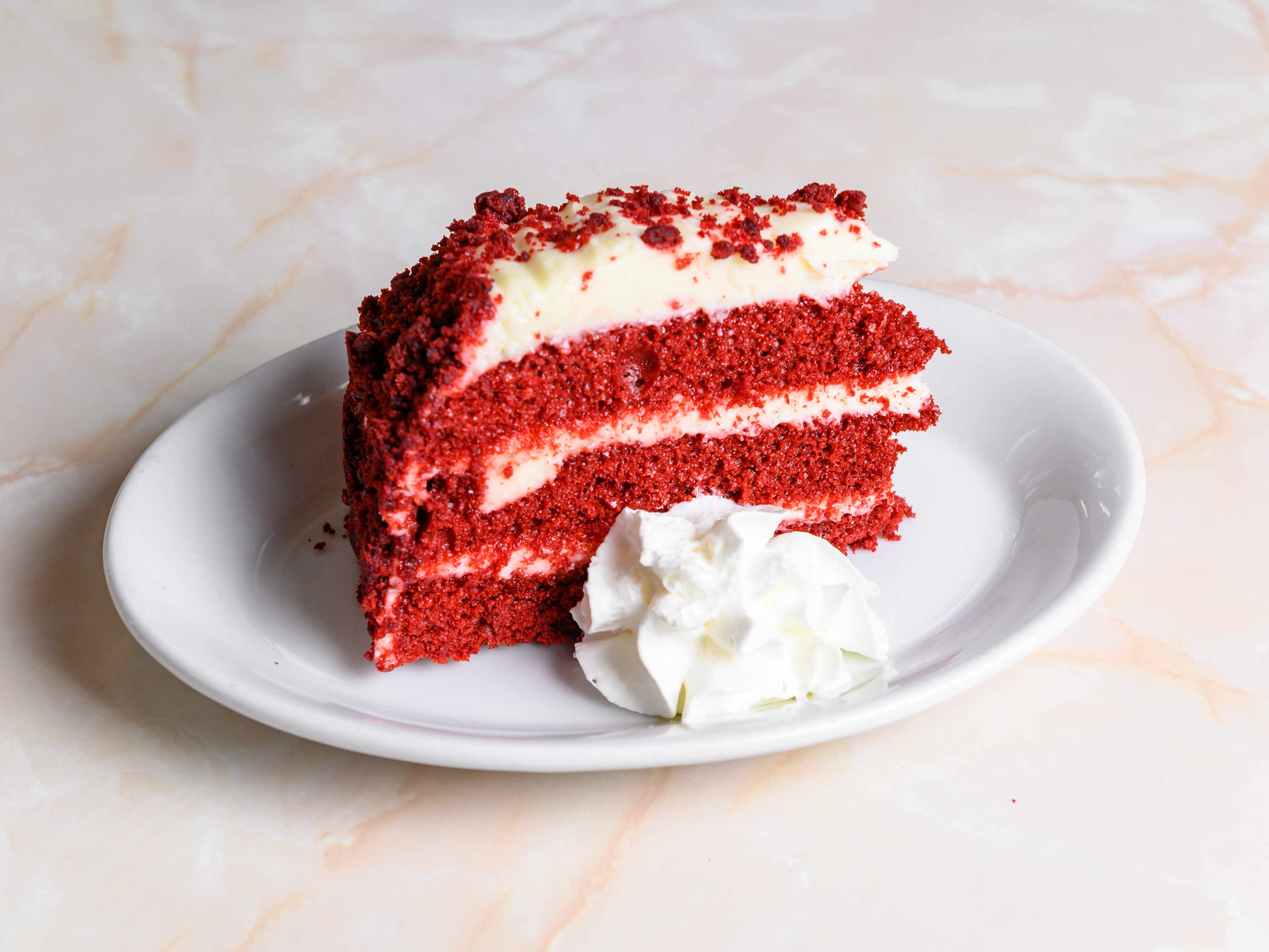 Order Red Velvet Cake food online from Ritz Diner store, New York on bringmethat.com