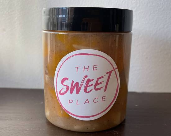 Order Peach Cobbler Jar food online from The Sweet Place store, Cincinnati on bringmethat.com