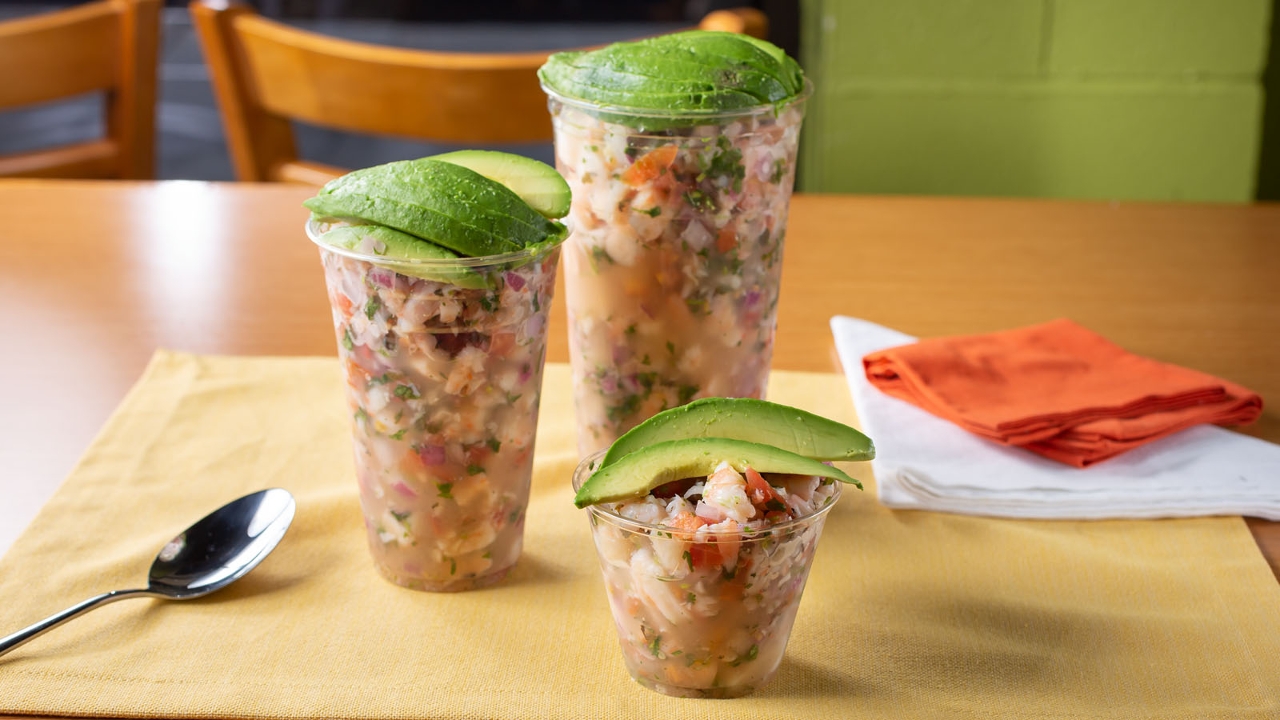 Order Small Shrimp Ceviche food online from Señor Baja store, Rancho Cucamonga on bringmethat.com
