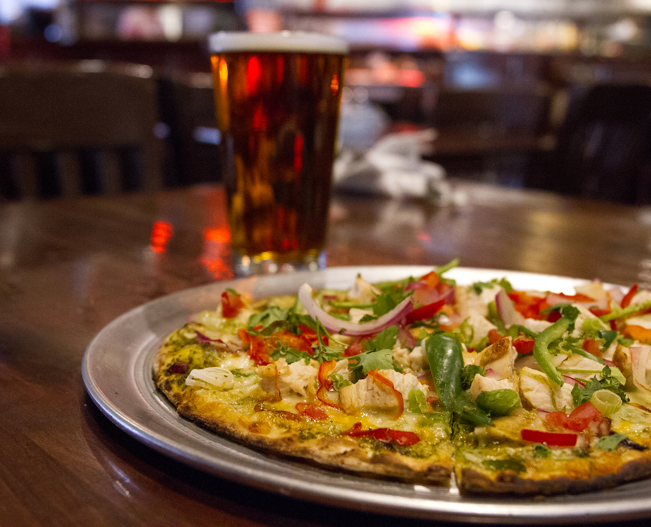 Order 10" Southwest Pizza food online from Beaver Street Brewery store, Flagstaff on bringmethat.com