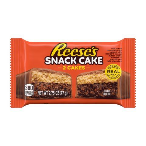 Order Reese's Milk Chocolate Peanut Butter Snack Cakes 2 Count food online from 7-Eleven store, DeBary on bringmethat.com