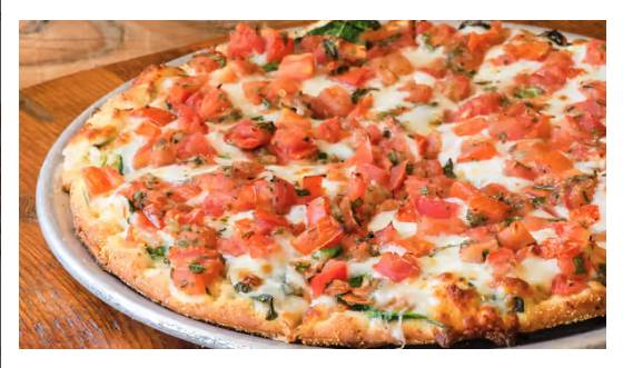 Order Italian Tomato Thin Pizza food online from Zachary's store, Pleasant Hill on bringmethat.com