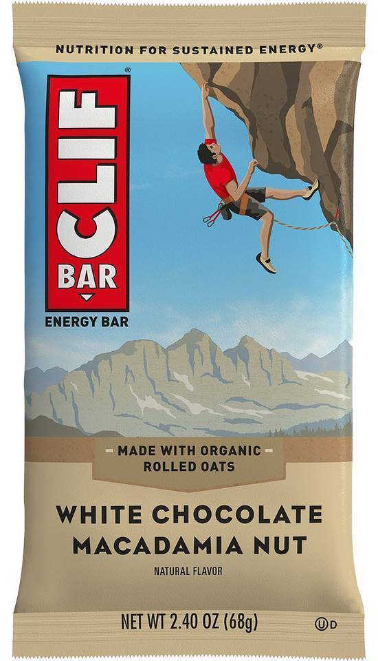 Order Clif White Chocolate Macadamia food online from Power Market 3057 store, Union City on bringmethat.com