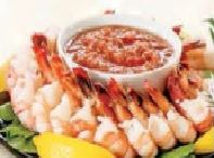 Order Shrimp Cocktail (6 Pieces) food online from Mannys Place store, Willowick on bringmethat.com