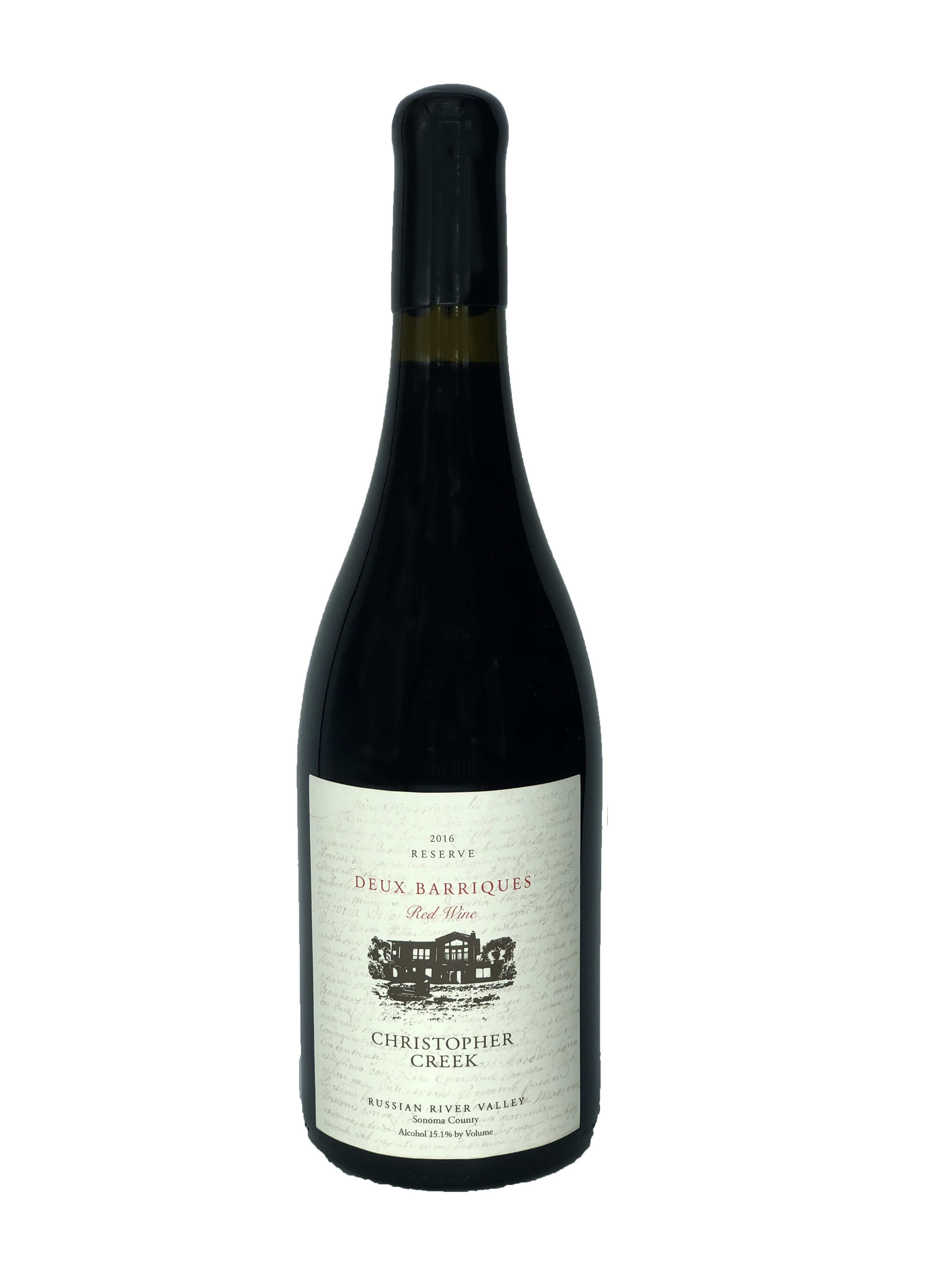 Order 2016 Deux Barriques 750 ml Wine food online from Christopher Creek Winery store, Healdsburg on bringmethat.com