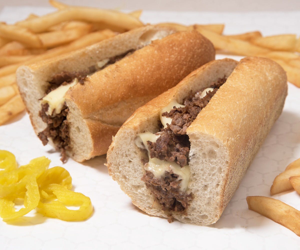 Order Cheesesteak - Small 12'' food online from Wadsworth Pizzeria store, Philadelphia on bringmethat.com