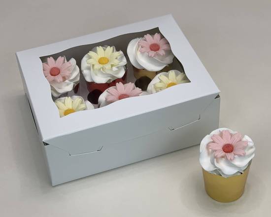 Order Box of 6 Mini Cakes in a Cup  food online from Lb Cake Stop store, Baldwin Park on bringmethat.com