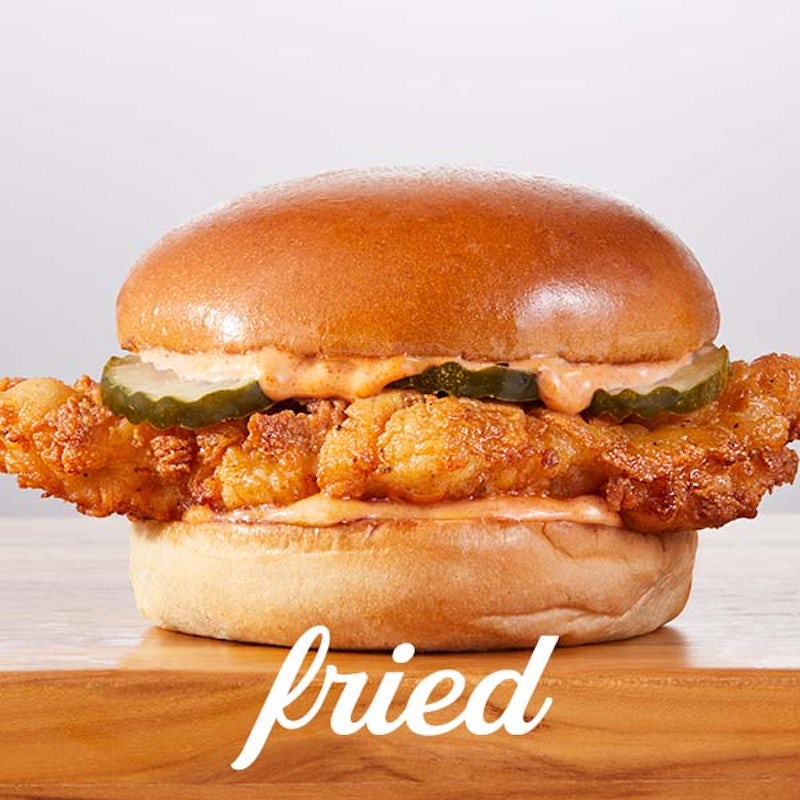 Order MVP Chicken Sandwich (Fried) food online from Wings And Rings store, Mcallen on bringmethat.com