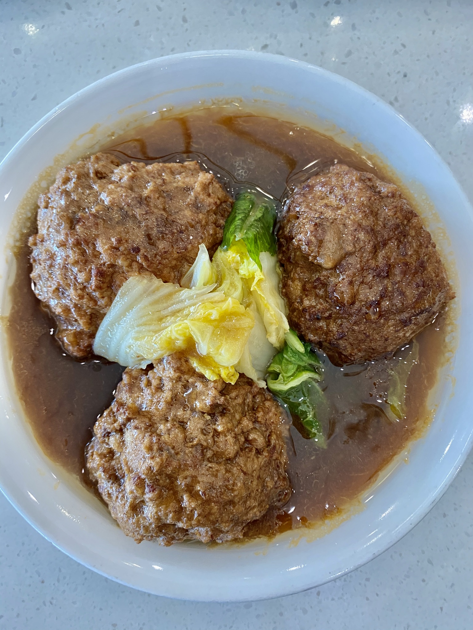 Order 52. Pork Meat Balls with Brown Sauce food online from Jiang Nan Spring store, Alhambra on bringmethat.com