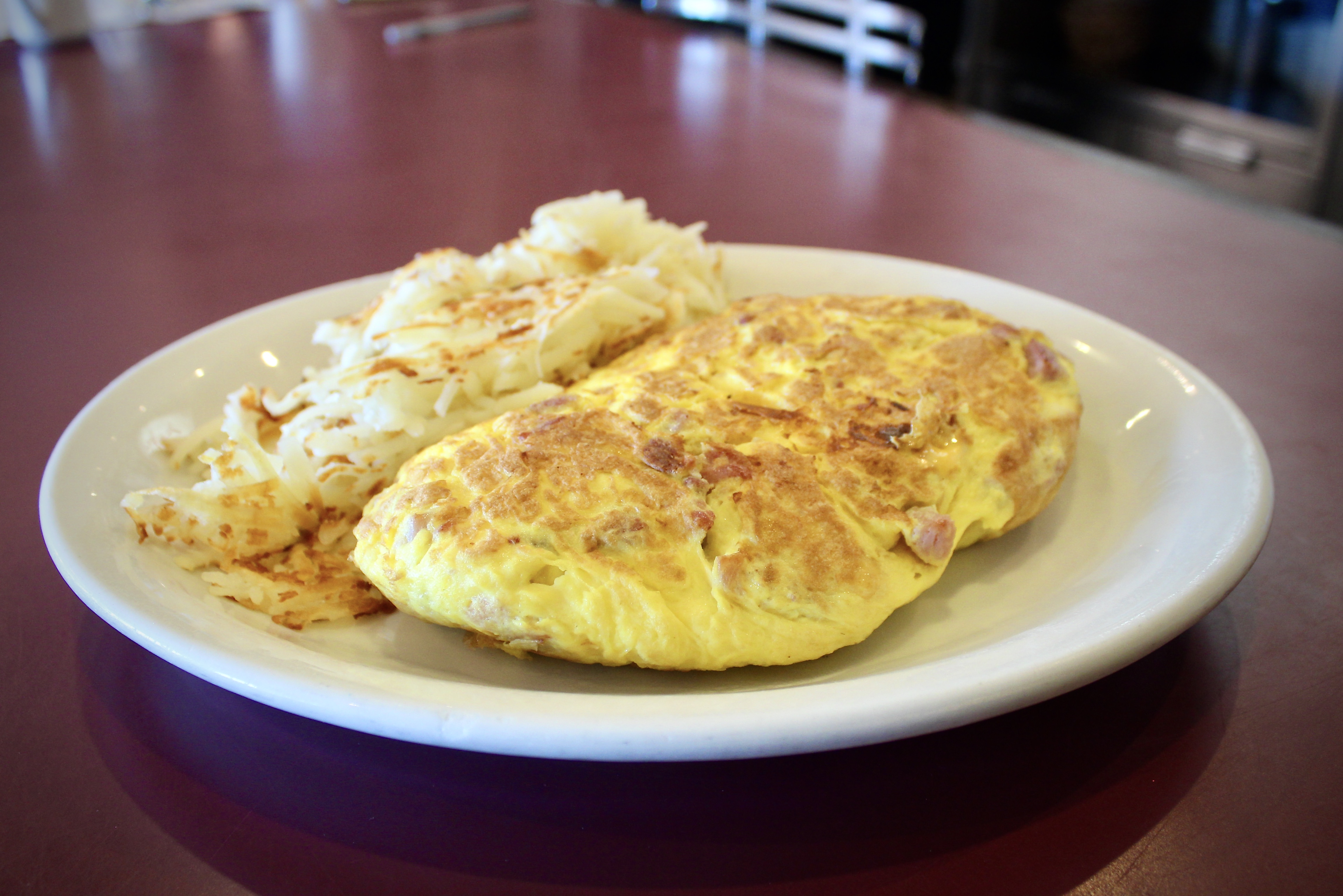 Order Ham and Cheese Omelet food online from Andys Cafe store, Des Plaines on bringmethat.com