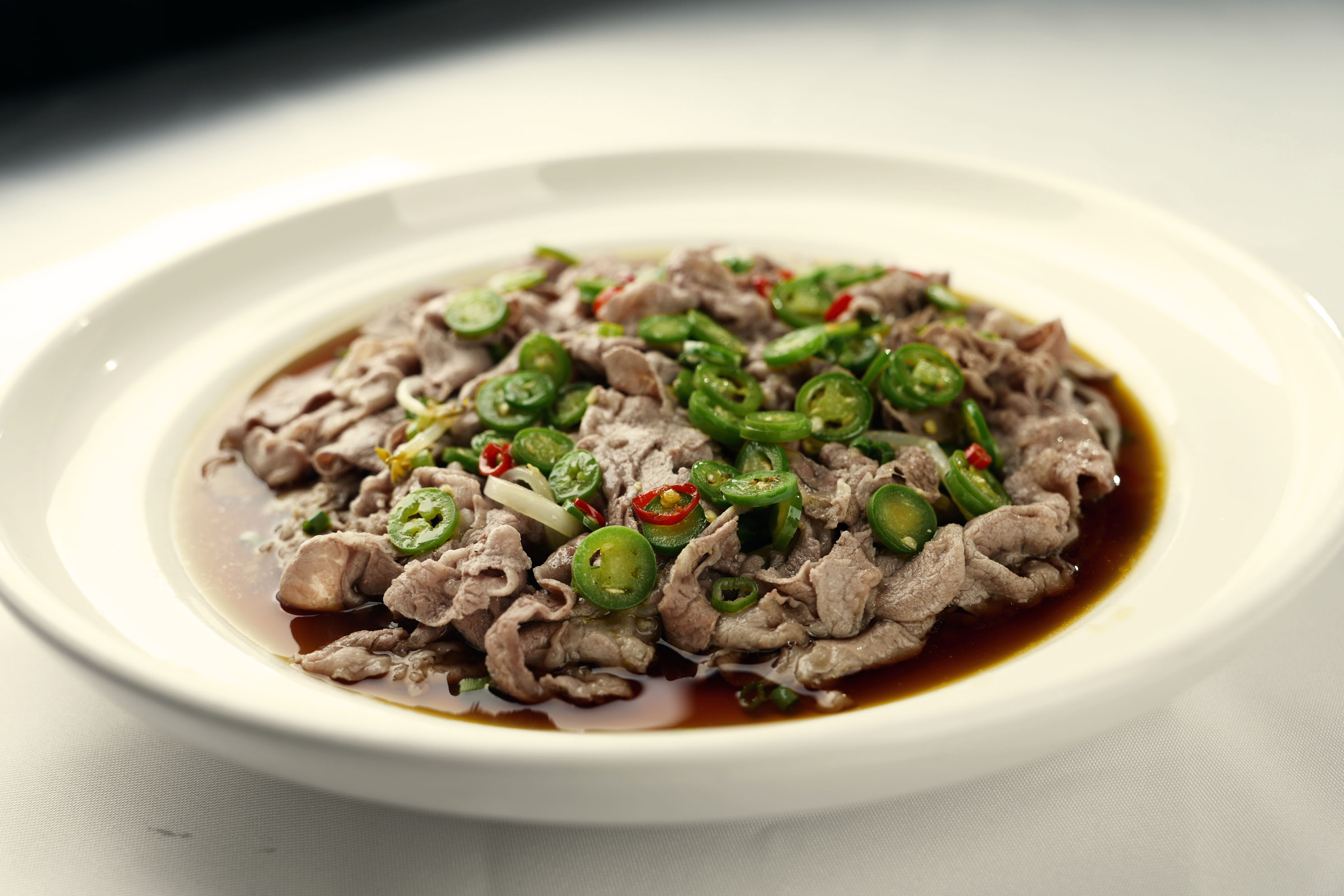 Order Serrano Pepper Beef food online from Meizhou Dongpo Restaurant store, Universal City on bringmethat.com