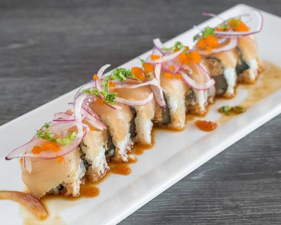 Order Albacore Delight Roll food online from Ichiban Sushi & Bar store, Canyon Country on bringmethat.com