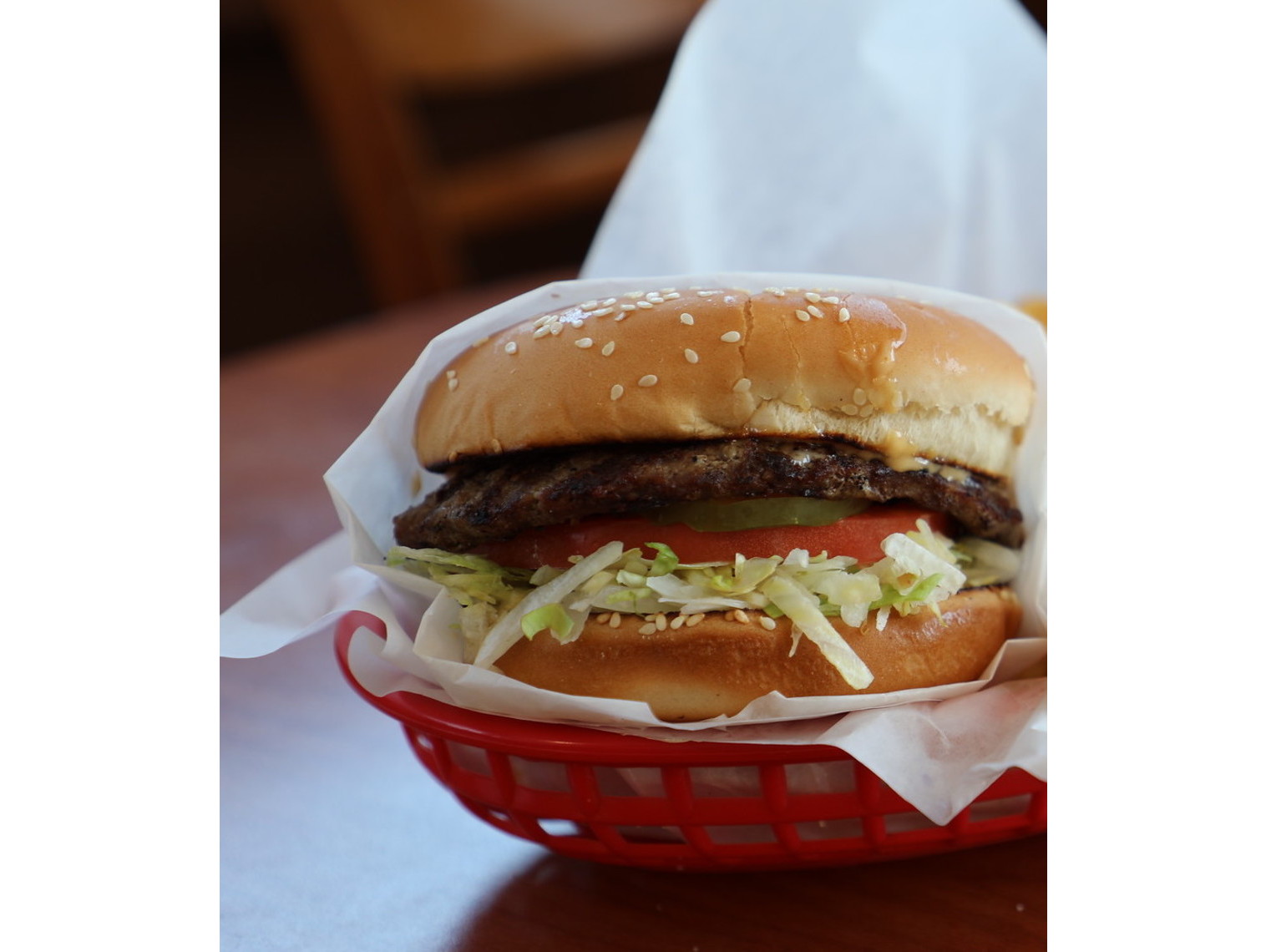 Order Norm's Famous 1/4lb Burger food online from Norm Famous Burgers store, Whittier on bringmethat.com