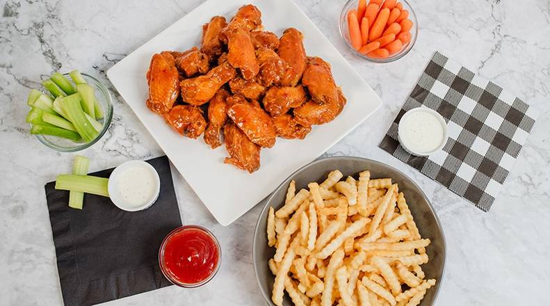 Order 20 Wings and Fries* food online from Wing Shack store, Cheyenne on bringmethat.com