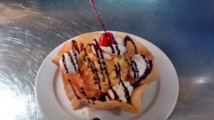 Order Mexican Fried Ice Cream food online from La Tolteca store, Williamsburg on bringmethat.com