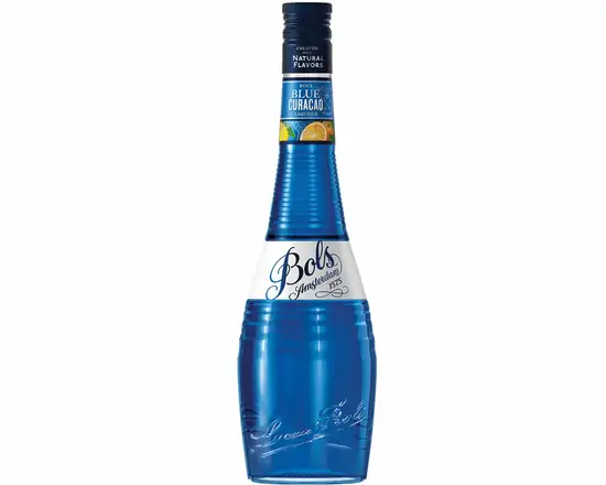 Order BOLS Blue Curacao Liquer 24 % abv 1 Liter food online from Sousa Wines & Liquors store, Mountain View on bringmethat.com