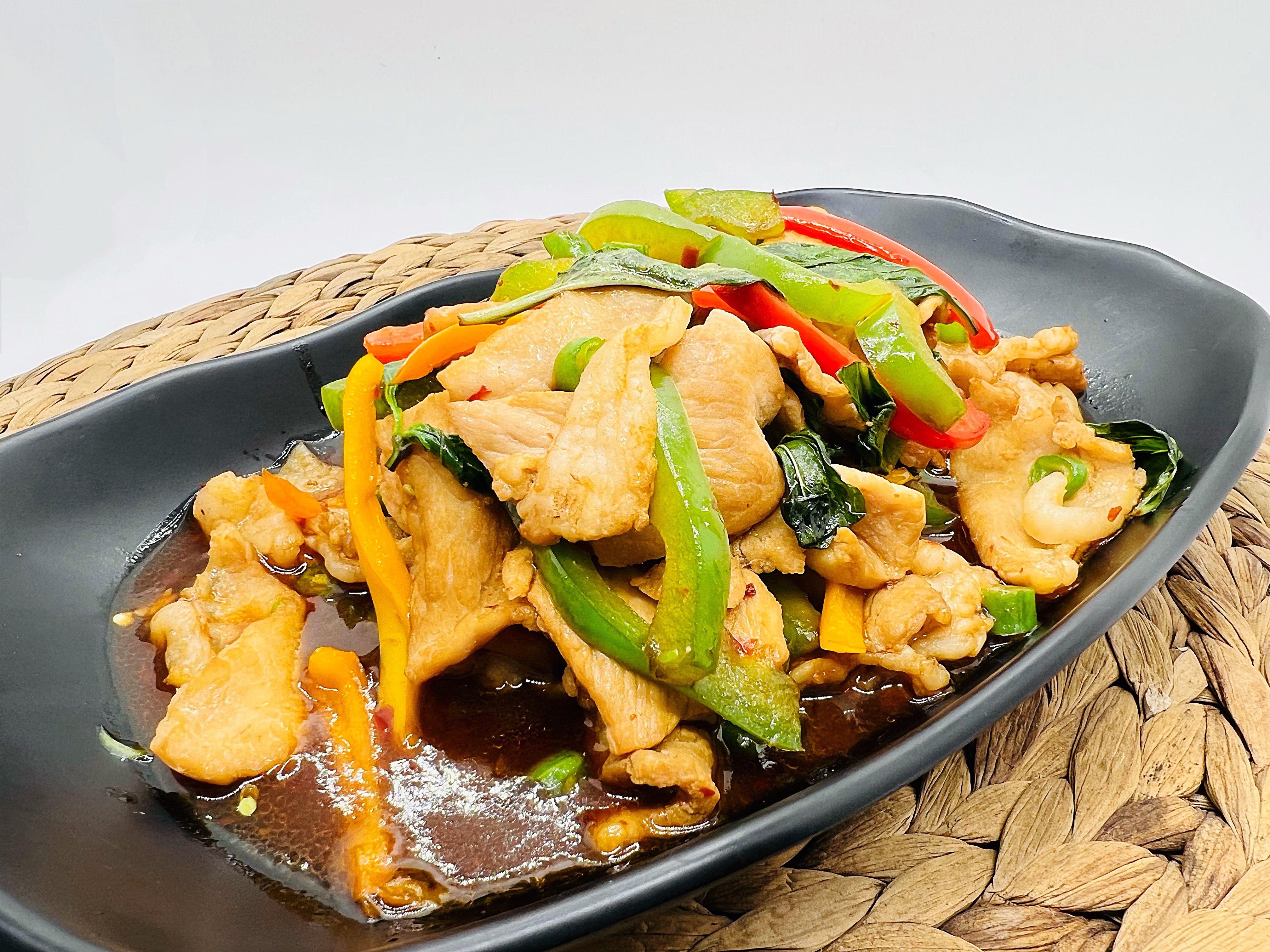 Order Spicy Basil food online from Thai Noodle King store, Bellflower on bringmethat.com
