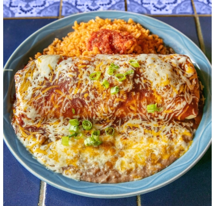 Order Carne Asada Burrito (Wet) R&B food online from Joselitos Mexican Food store, Montrose on bringmethat.com