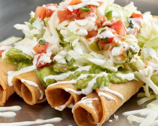 Order Rolled Taquitos a La Carte food online from Just Tacos And More store, Phoenix on bringmethat.com