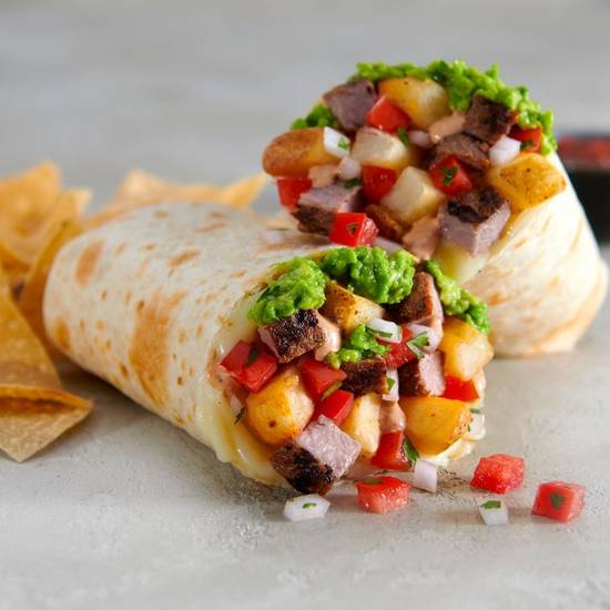Order California Burrito with Grilled, USDA-Choice Steak food online from Rubio's store, Elk Grove on bringmethat.com