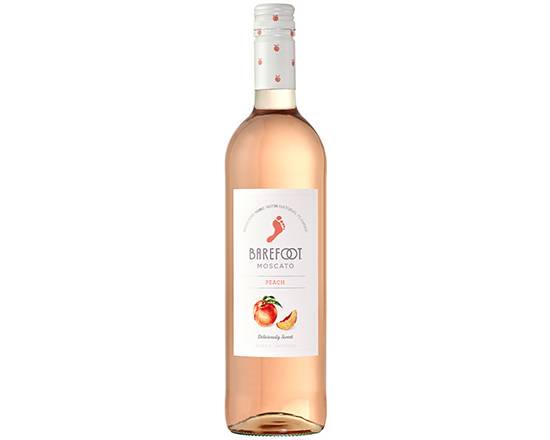 Order Barefoot Fruit-Scato Peach Moscato, 750mL blush wine (7.5% ABV) food online from Kenny Liquor Market store, ANAHEIM on bringmethat.com