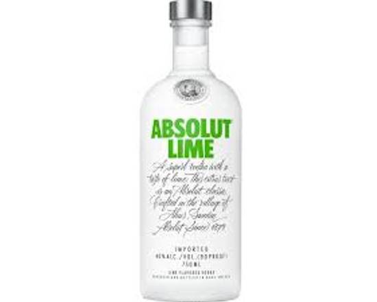 Order Absolut Lime 750ml 40% food online from Starway Liquor store, Bell Gardens on bringmethat.com