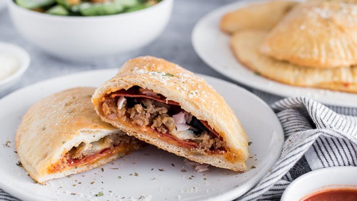 Order Meaty Calzone food online from Mario Pizza store, Rock Hill on bringmethat.com