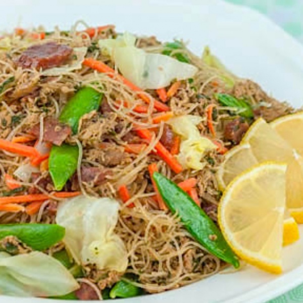 Order C4. Pancit Bihon Noodles food online from Kabayan Restaurant store, Woodside on bringmethat.com