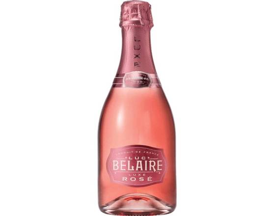 Order Luc Belaire Luxe Rose, 750mL sparkling wine (12.5% ABV) food online from Pacific Liquor Market store, Bell Gardens on bringmethat.com