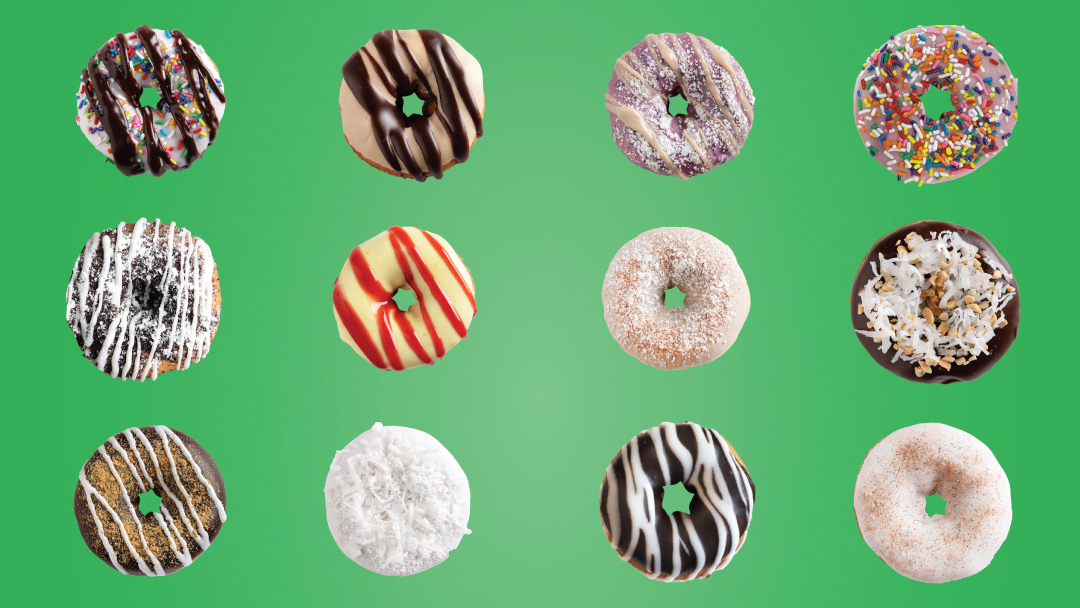 Order Vegan-Friendly Signature Assortment food online from Duck Donuts store, Avalon on bringmethat.com