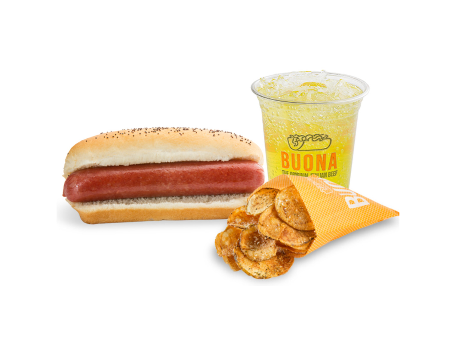 Order Kid's Hot Dog food online from Buona store, Mount Prospect on bringmethat.com