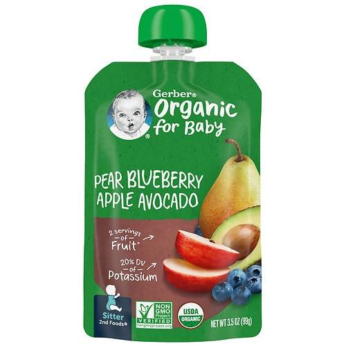 Order Gerber 2nd Foods Organic for Baby Food Pear Fruits and Vegetables - 3.5 oz food online from Walgreens store, Narragansett on bringmethat.com