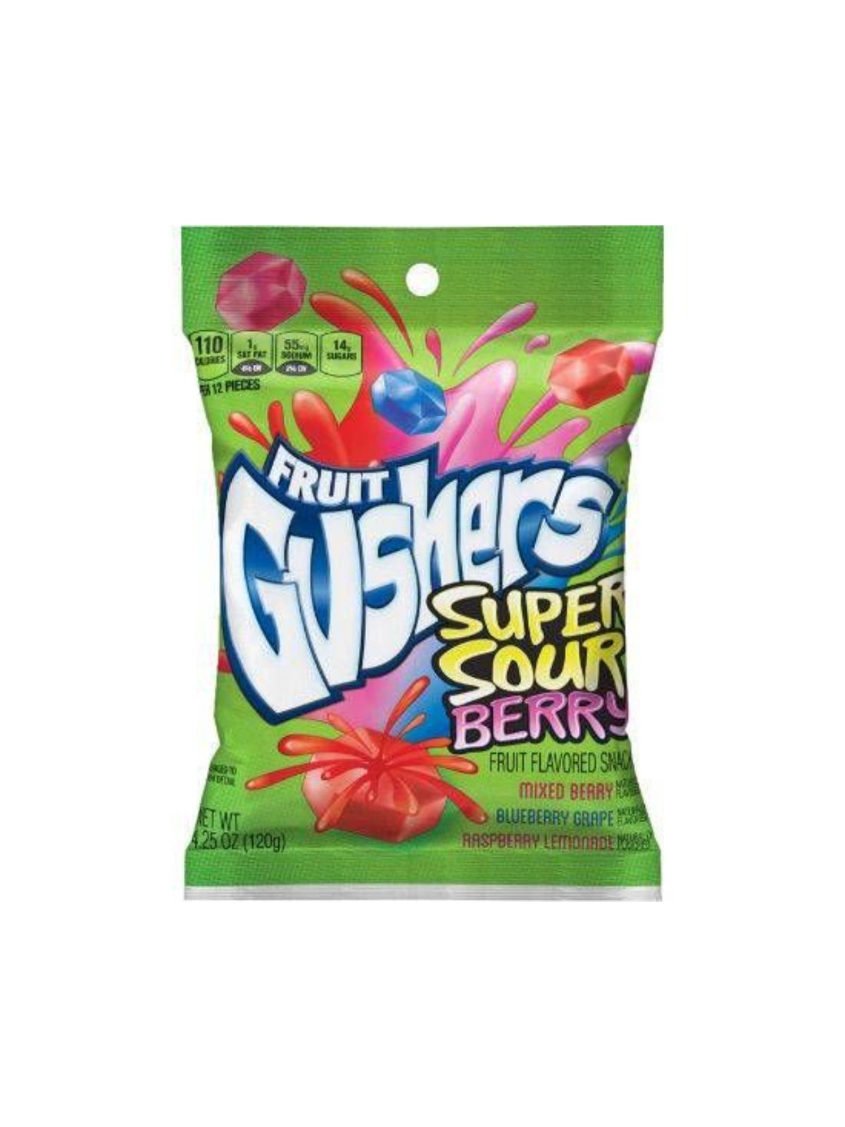 Order Gushers Super Sour Berry (4.25 oz) food online from Goodees Cravings store, Los Angeles on bringmethat.com