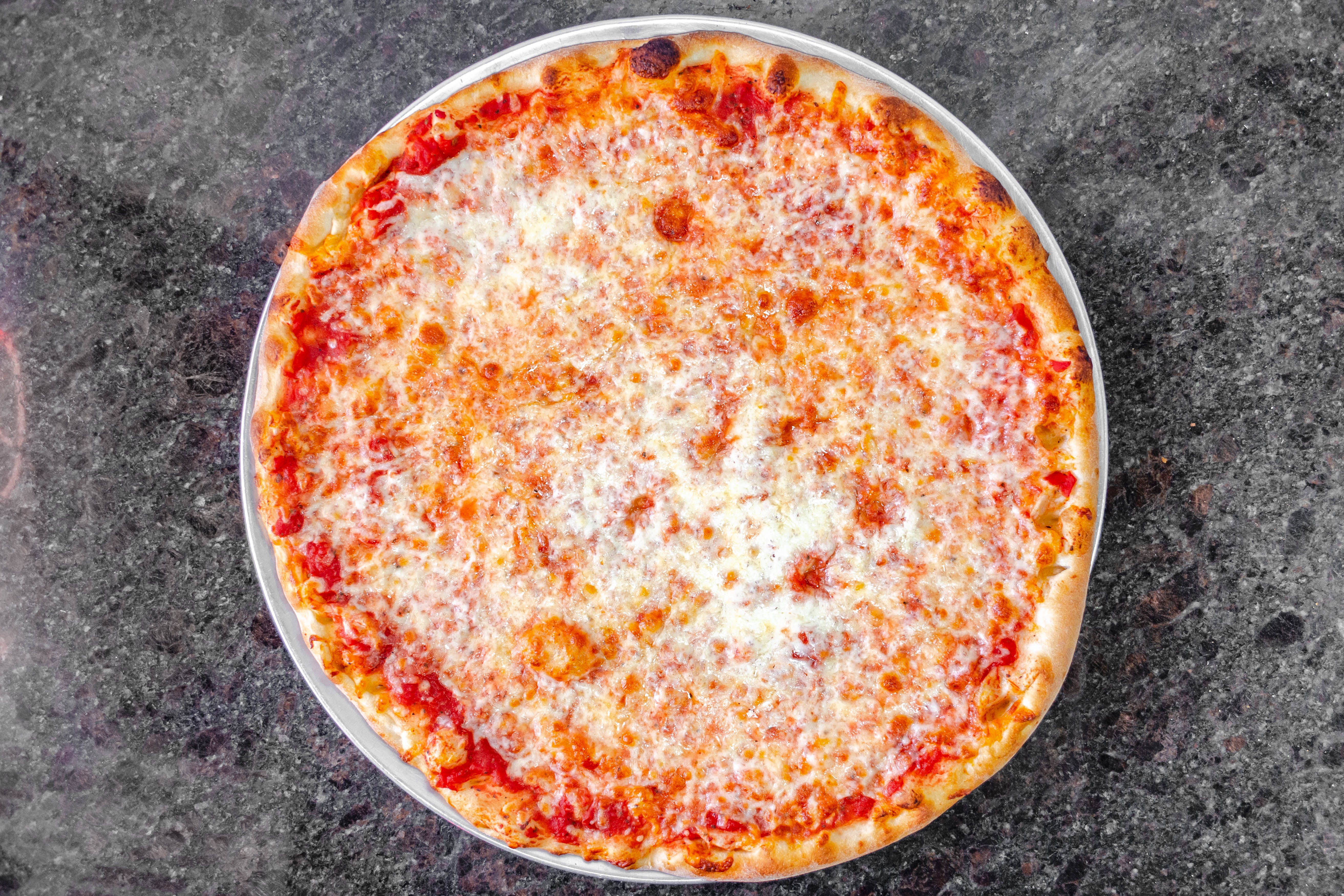 Order Cheese Pizza - Small 14'' (6 Slices) food online from Justino's Pizza store, New York on bringmethat.com