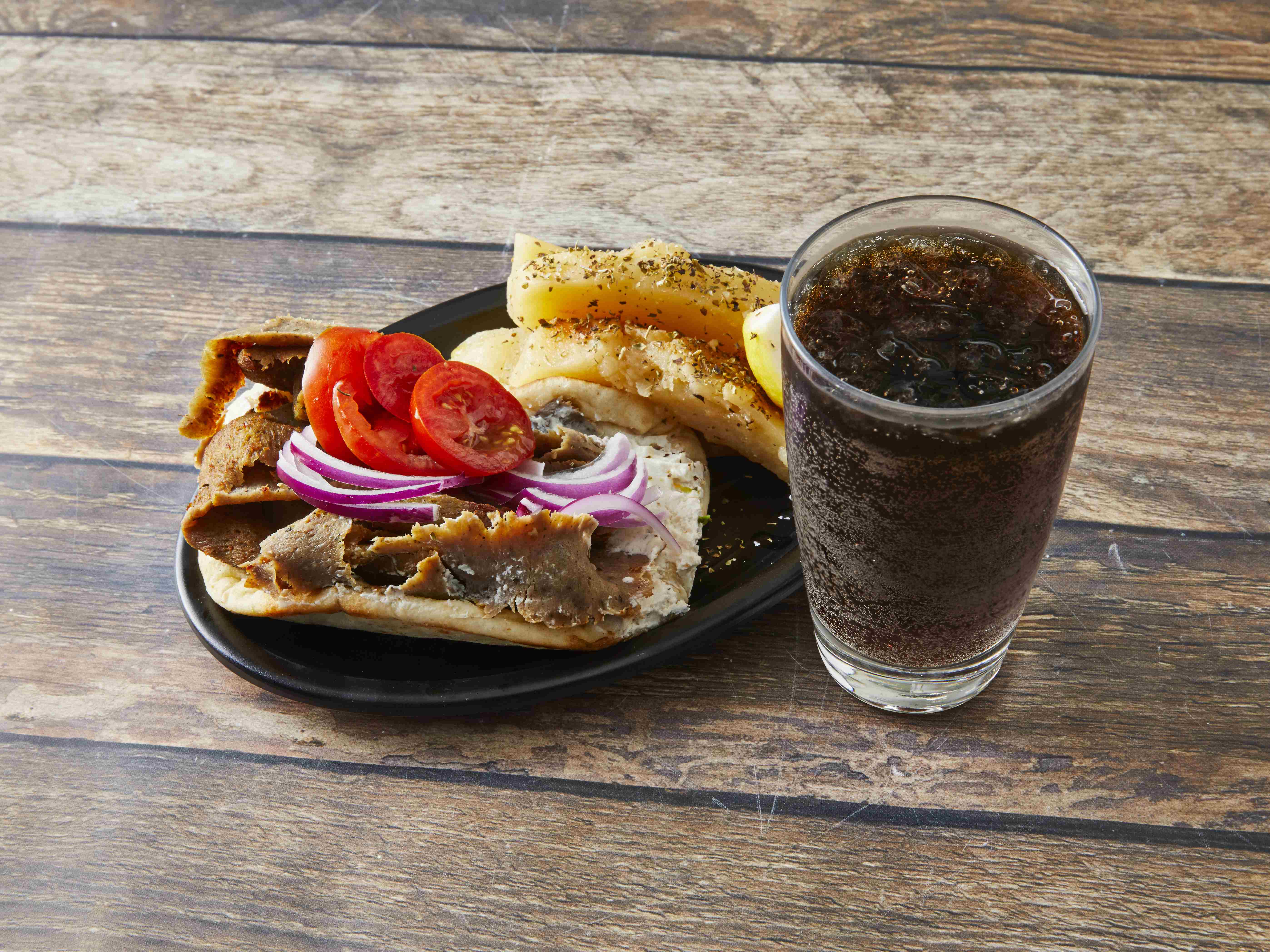 Order Gyro Sandwich Combo food online from Tom & Jerry's Gyros store, Chicago on bringmethat.com
