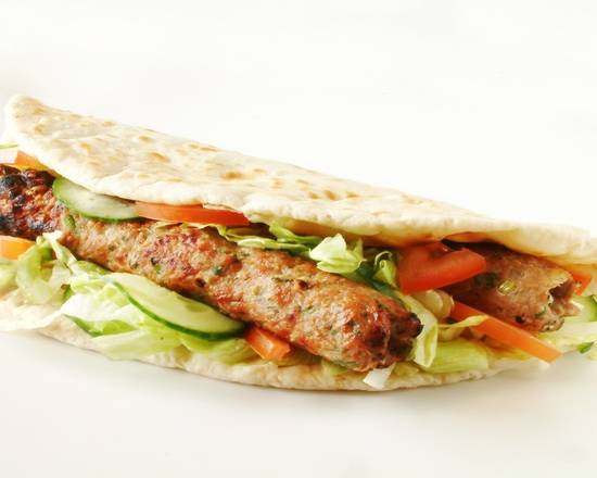 Order Shish Kebab Sandwich food online from The Shawarma Eats store, Cranford on bringmethat.com